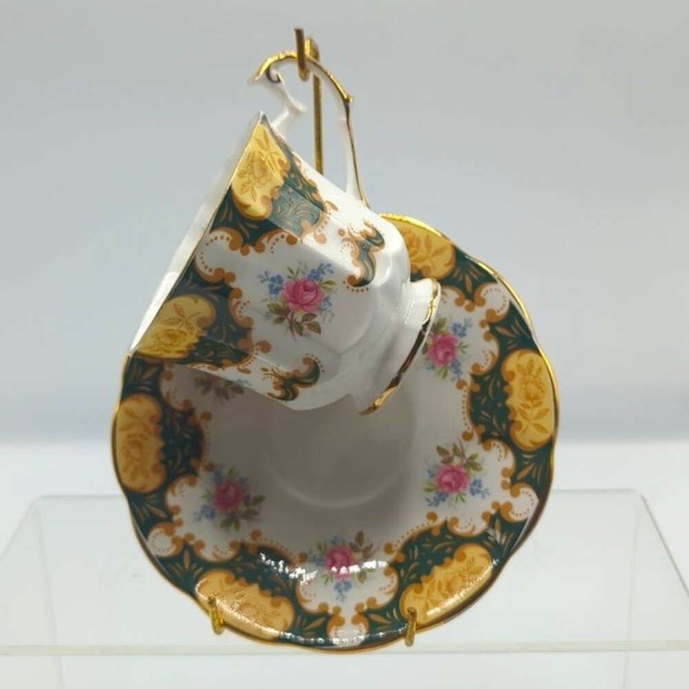 Rosina Teacup & Saucer Fine Bone China Made in England